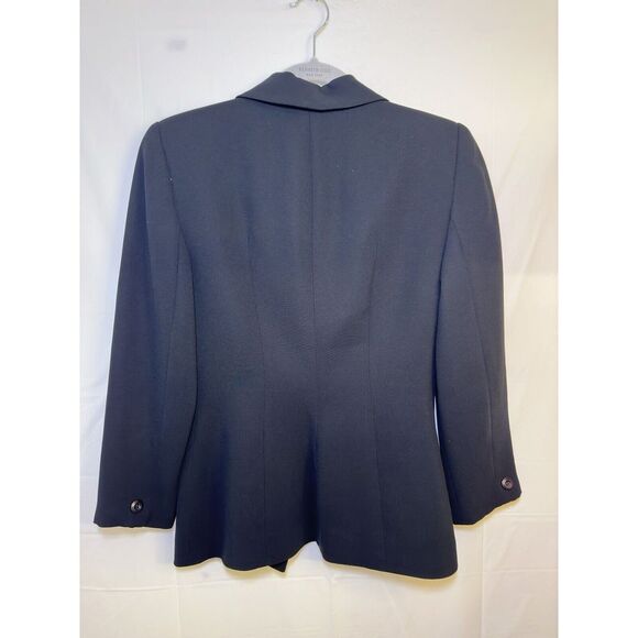 Bebe Jacket Blazer‎ Women 2 Black One Button Waist Accent Lined - Picture 3 of 6
